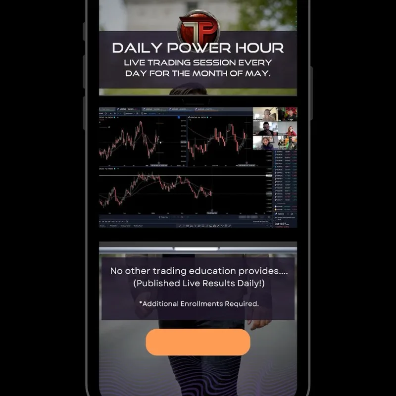 Daily Power Hour live session on a phone